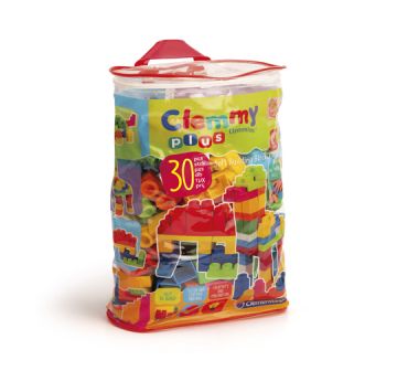Clemmy Plus 30 pc. Soft Block Zip Bag